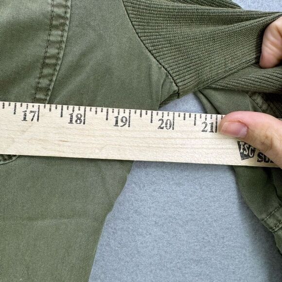 NWOT Anthropologie XCVI Military Green Utility Raphael Blazer - Combu Pigment si - Picture 9 of 15